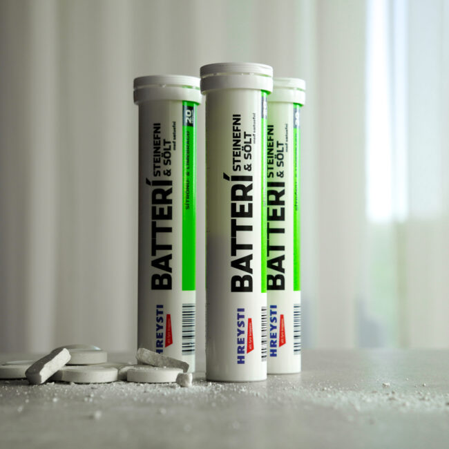 Batterí steinefna og salt freyðitöflur - Image 4
