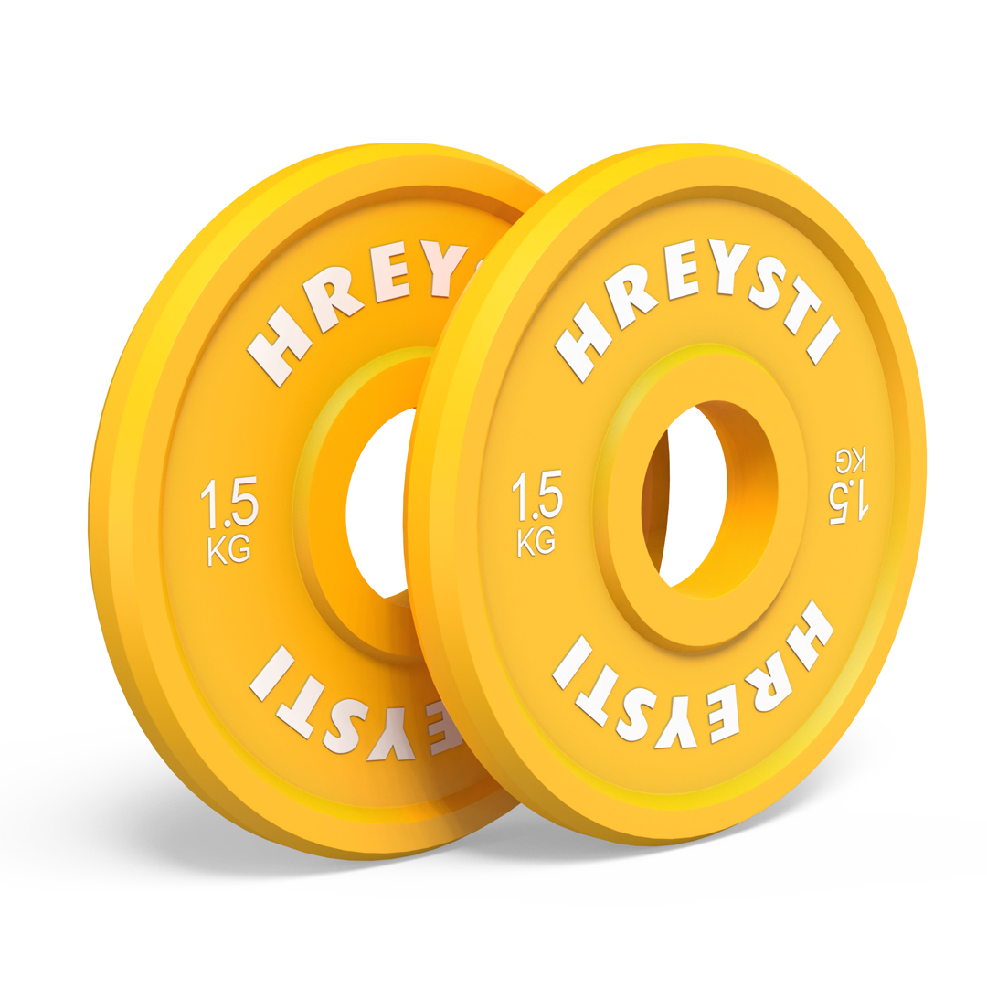 Hreysti Klink lóðaplötur - 1,5kg (par)